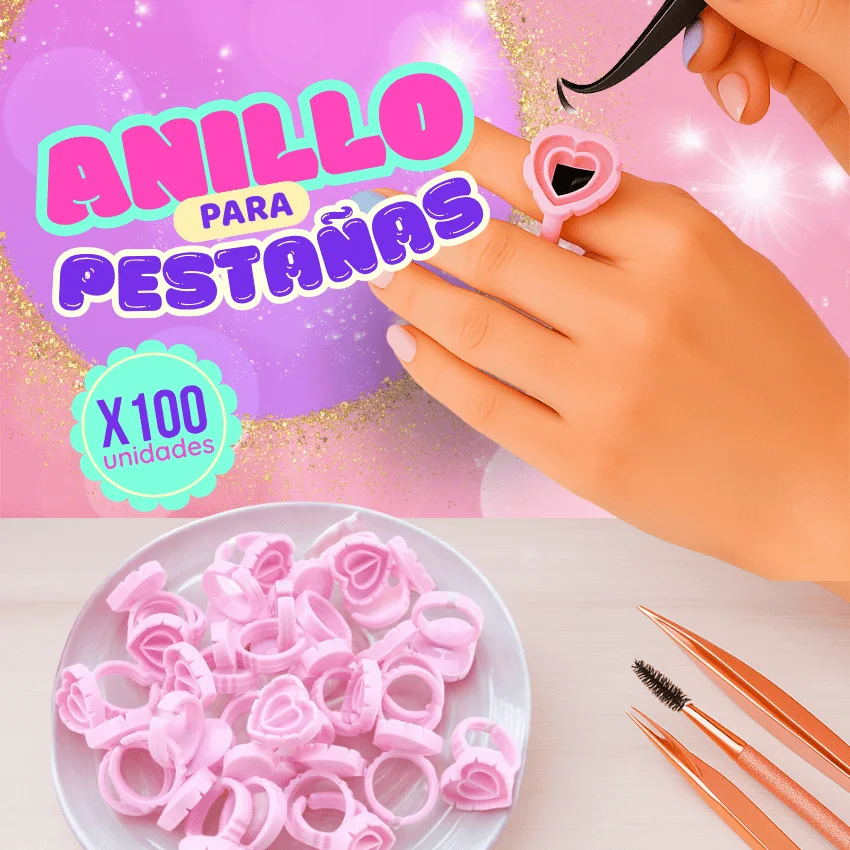 Anillo para pestañas x 100 uds