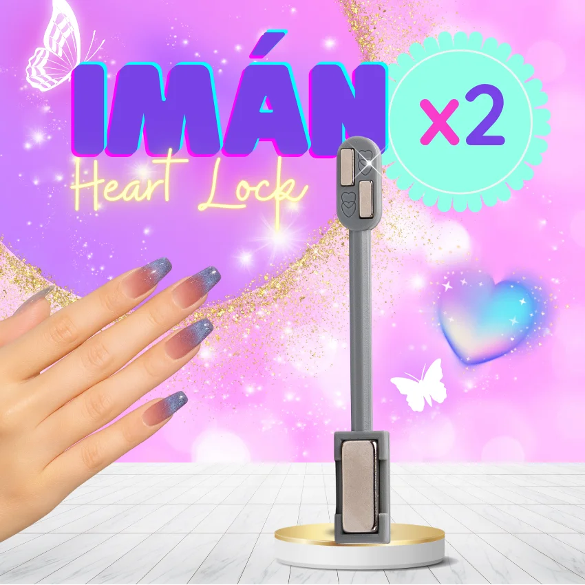 Imán X2 Heart Look