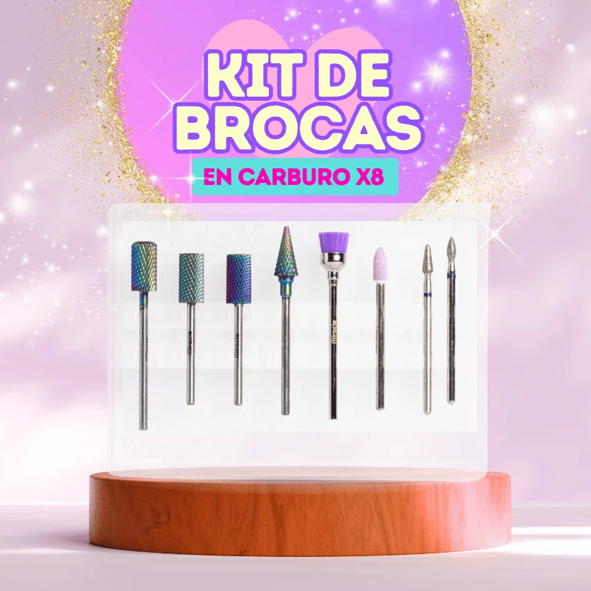 Kit de Brocas Carburo x 8