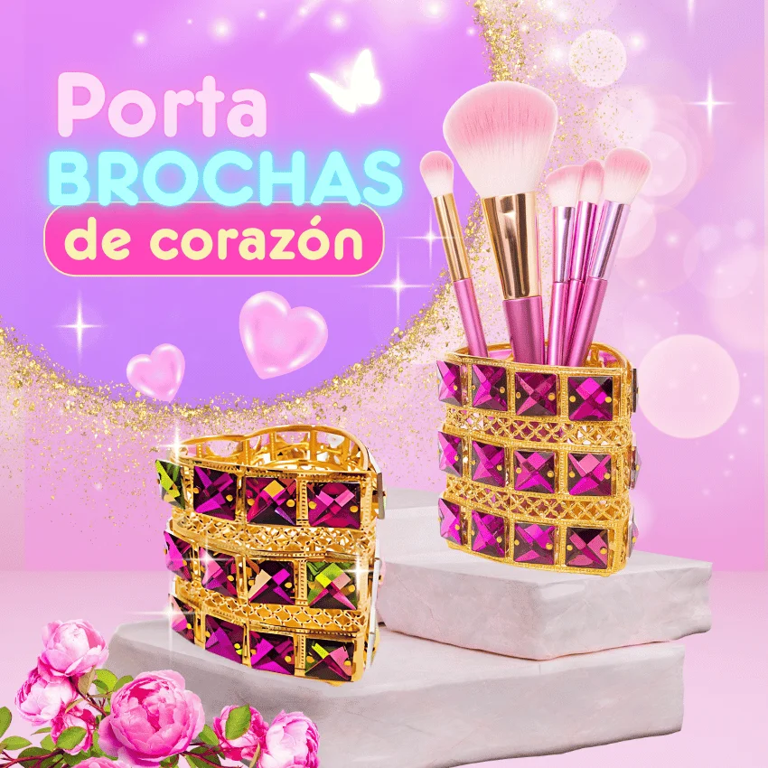 Porta Brochas Corazón - imagen 1