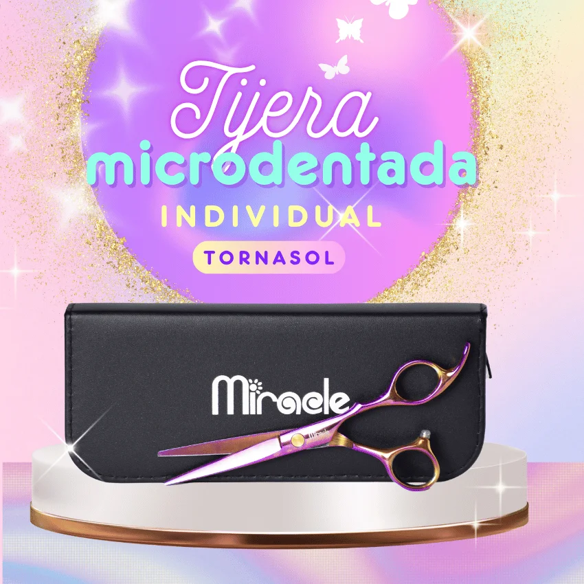 Tijera Microdentada Individual Tornasol - imagen 1