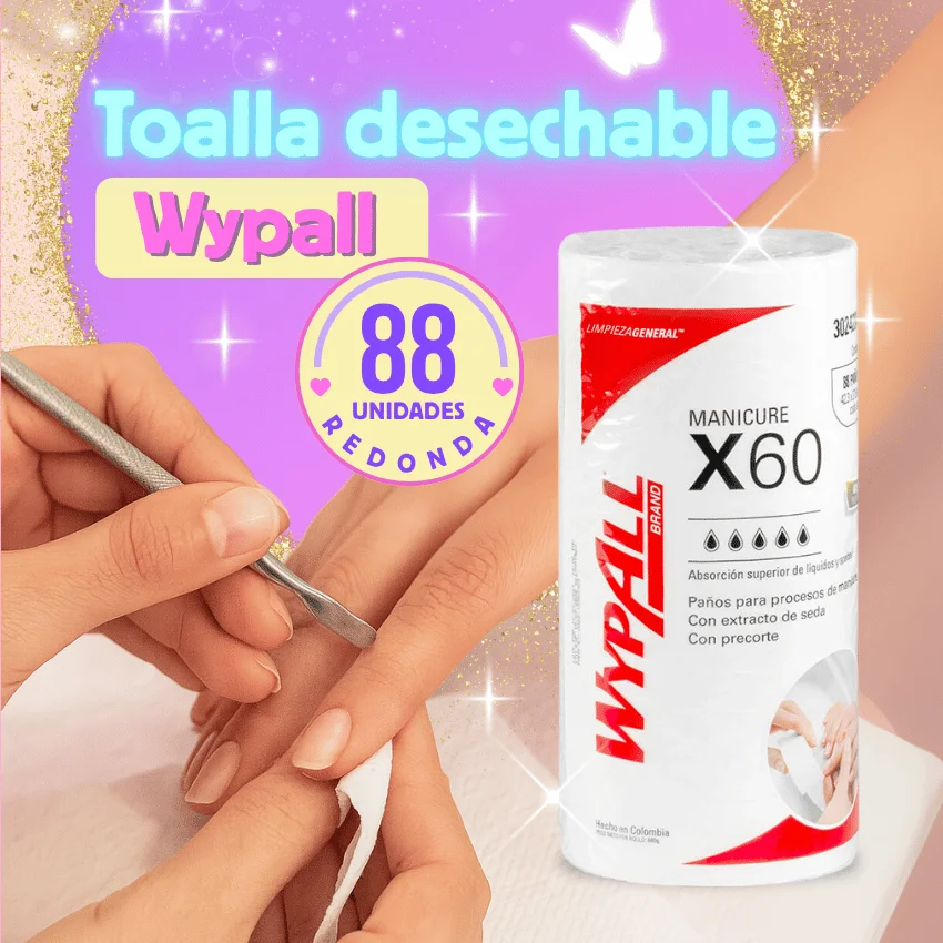 Toalla Desechable Wypall Redonda x 88 Uds
