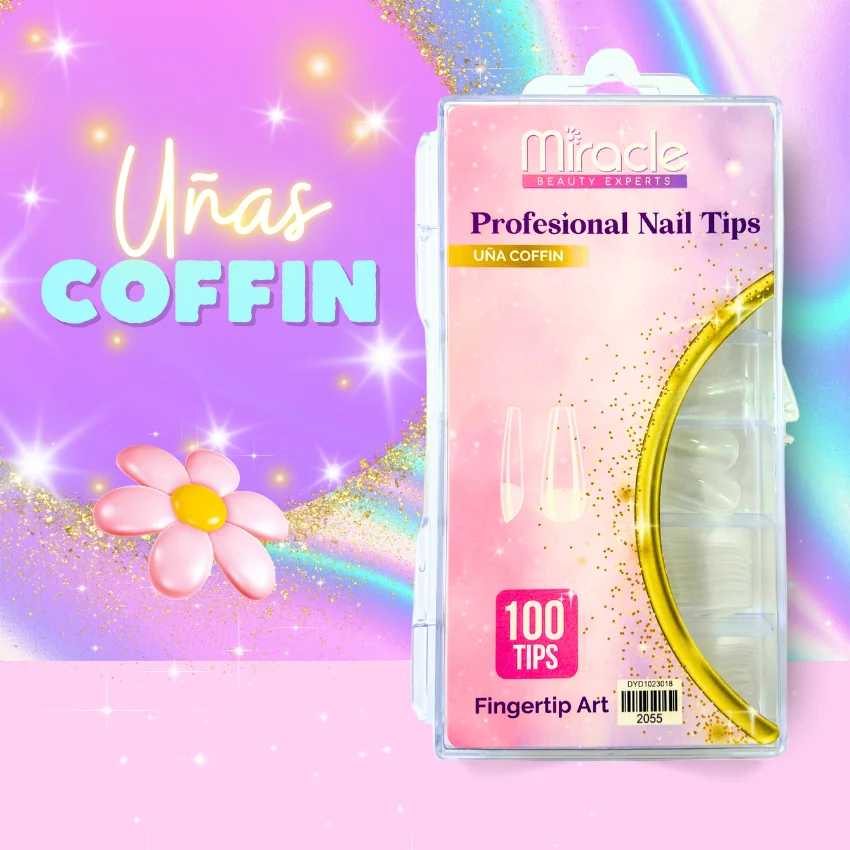 Uñas Coffin x 100